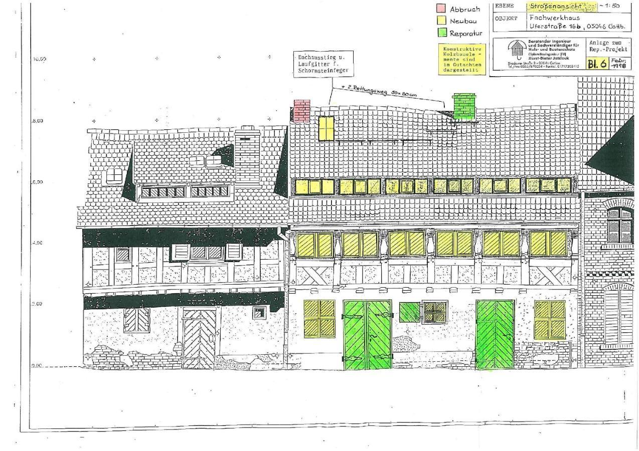 Gerberhaus Cottbus Leilighet Eksteriør bilde